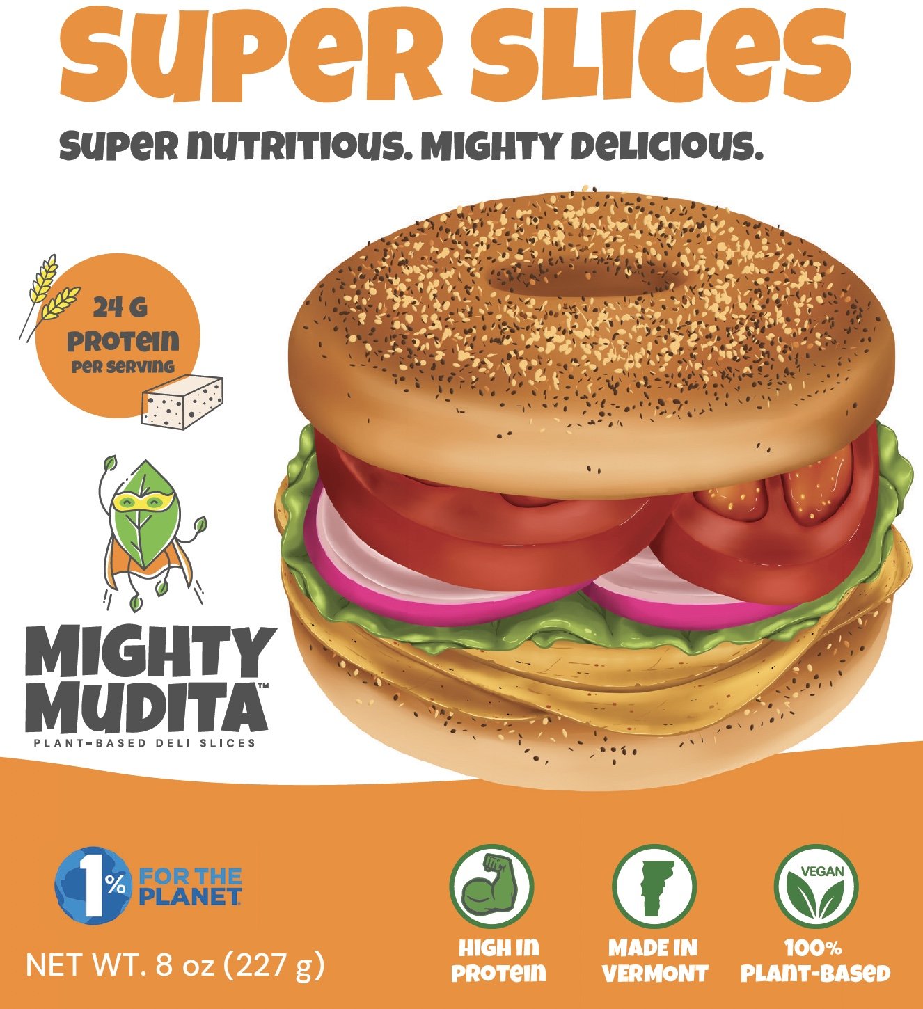 Mighty Mudita Original Seitan — Mighty Deli Slices Vegan Sandwich Fare